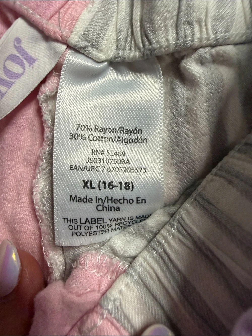 Women's Two-Piece V-Neck Pajama Set — Pink & Lavender